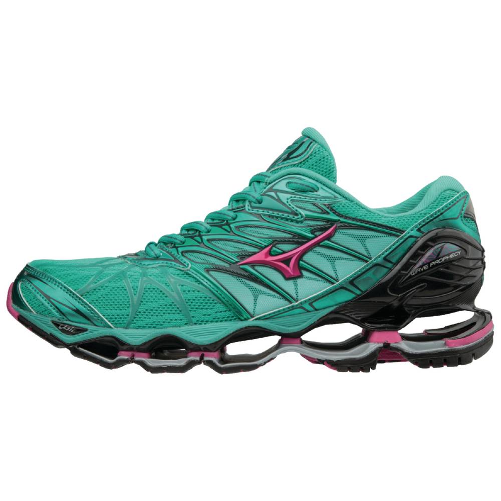 Womens Mizuno Wave Prophecy 7 Running Shoes Green Philippines (CWUMSH351)